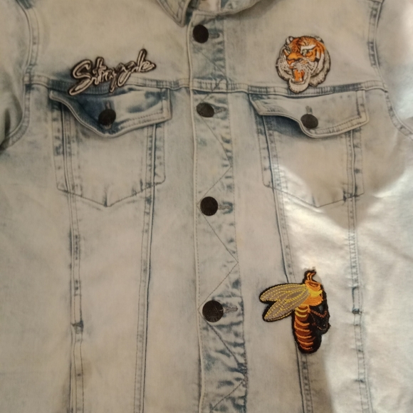 R.S.1NE Patch Jean Jacket (Size L) - Picture 2 of 6